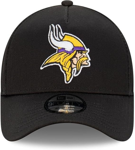 New Era Adult Minnesota Vikings 9Forty Evergreen Cap / Black / RRP £27
