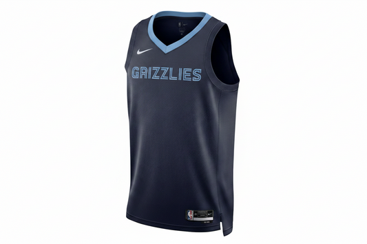 Nike Jordan Mens Memphis Grizzlie Blank Basketball Vest Jersey / Navy / RRP £90