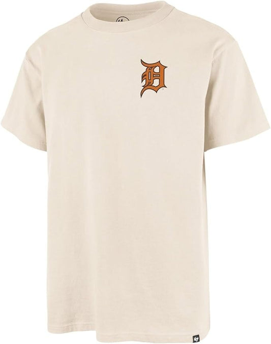 47 Echo Backer  Mens Tee / Detroit Tigers / Natural / BNWT / RRP £25