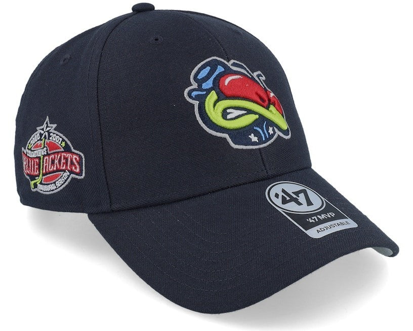 47 Brand Columbus Jackets NHL Vintage Sureshot MVP Snapback Cap/Navy/RRP £32