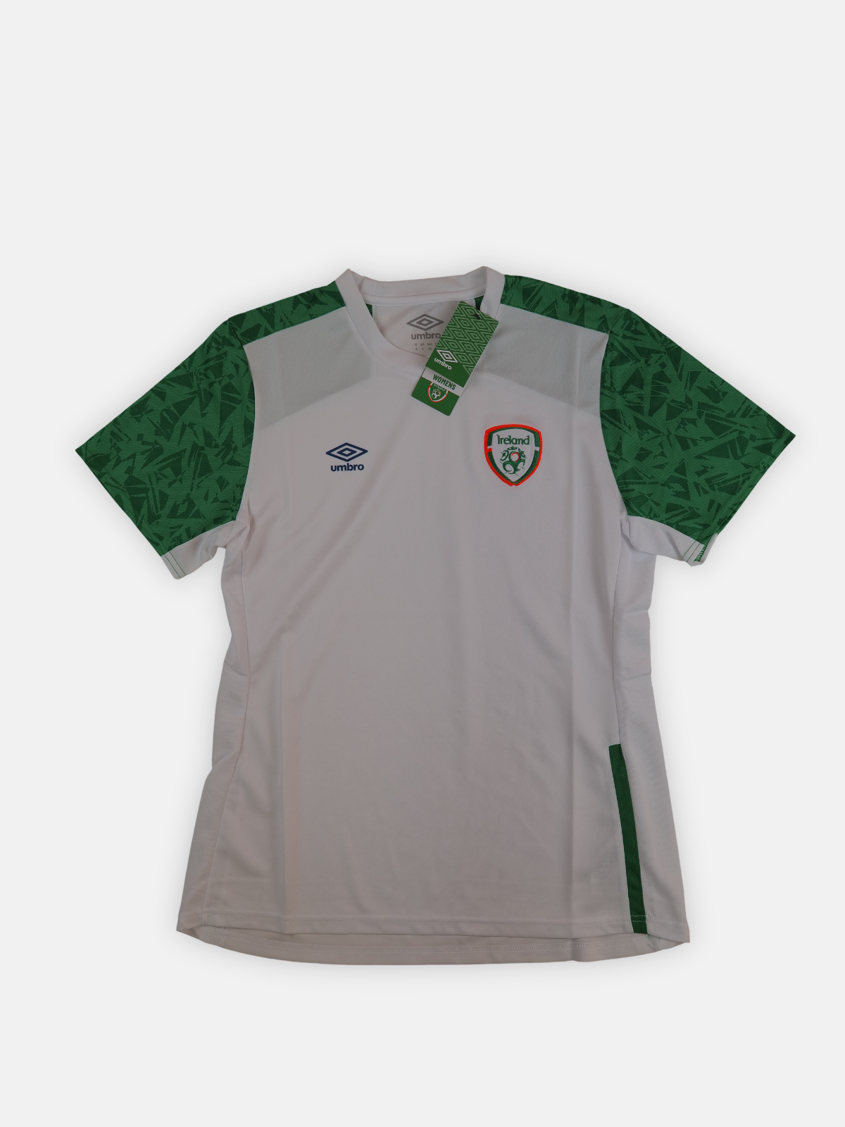Umbro Womens 2020-21 Ireland Women'S Umbro Training Shirt / White / RRP £34.99