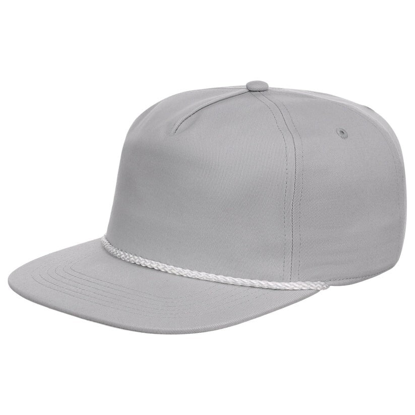 Unisex Plain Fairway Golfer Hat / Grey / £23
