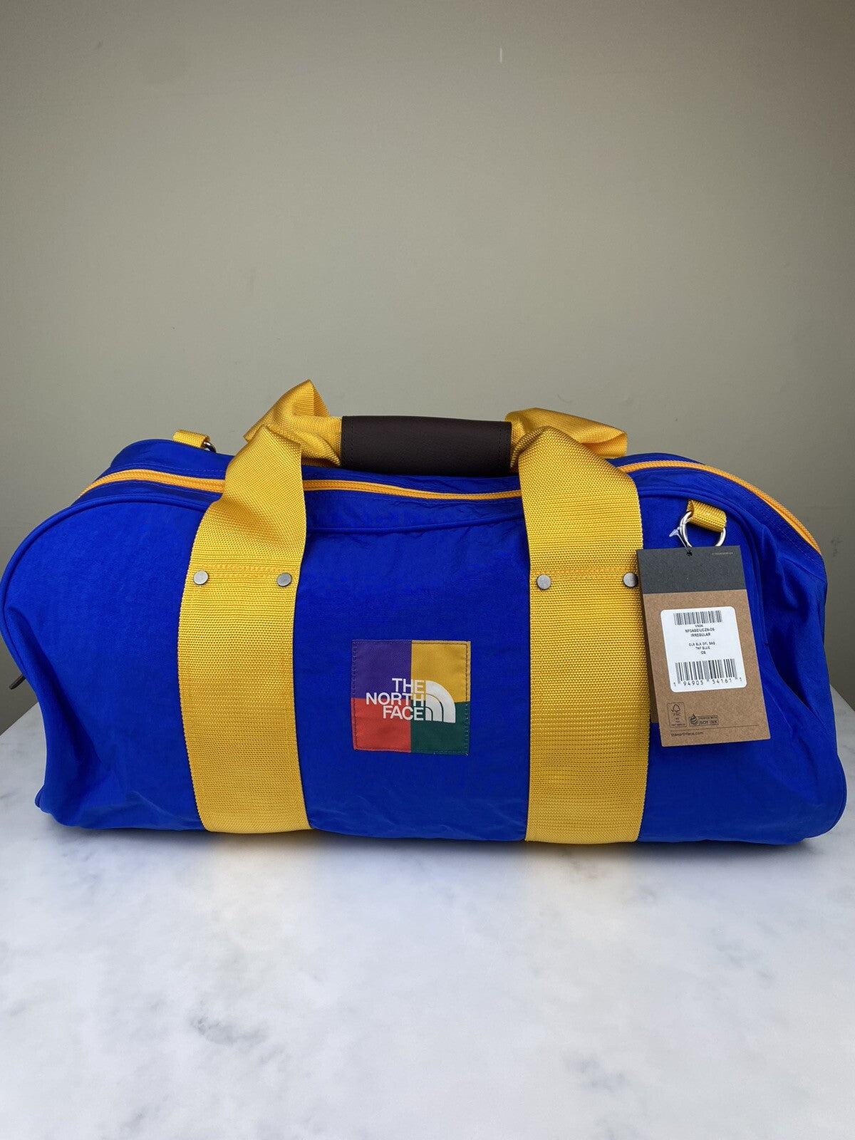 The North Face Colour Block Duffel Bag / BNWT / Blue