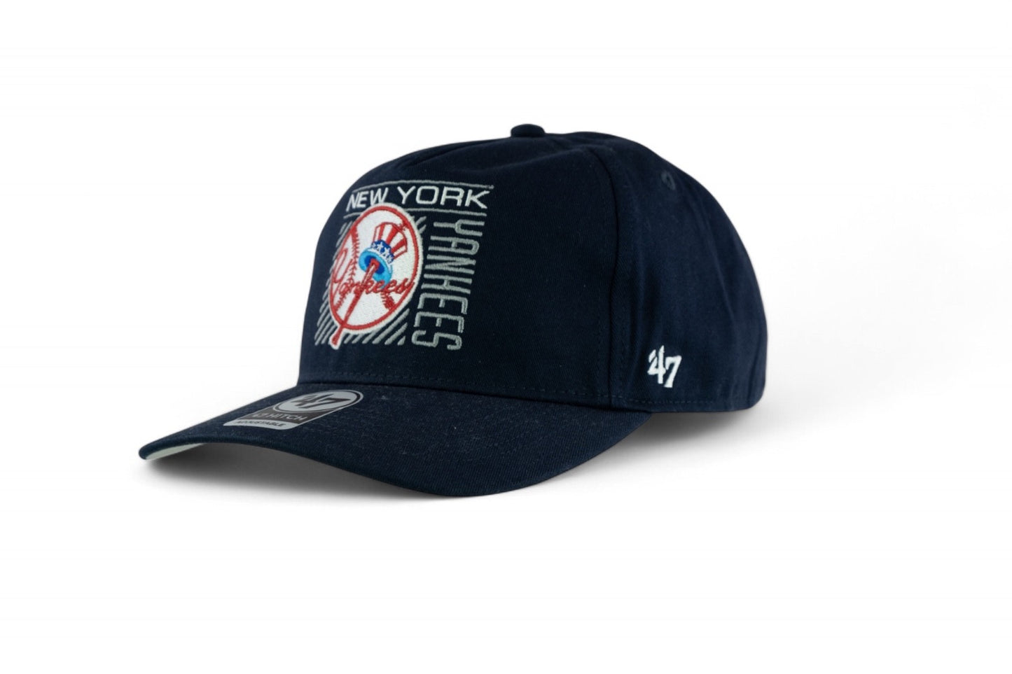 47 Brand New York Yankees Reflex Hitch Ball Logo Snapback / Navy / RRP £24
