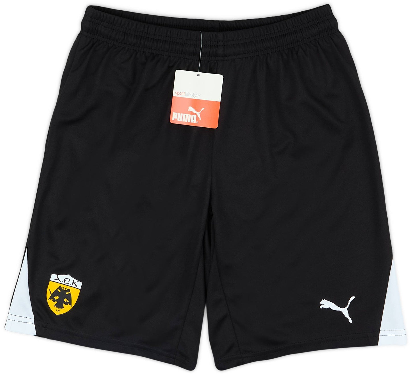 Puma Mens 2014-15 Aek Athens Puma Woven Training Shorts / Black / RRP £19.99