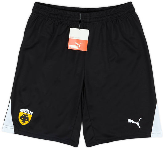 Puma Mens 2014-15 Aek Athens Puma Woven Training Shorts / Black / RRP £19.99