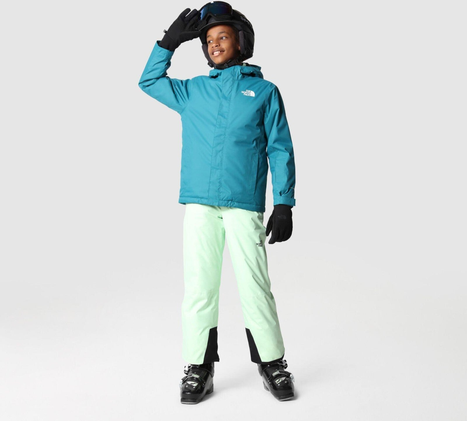 The North Face Kids Snowquest Insulated Jacket / Harbour Blue / RRP £155