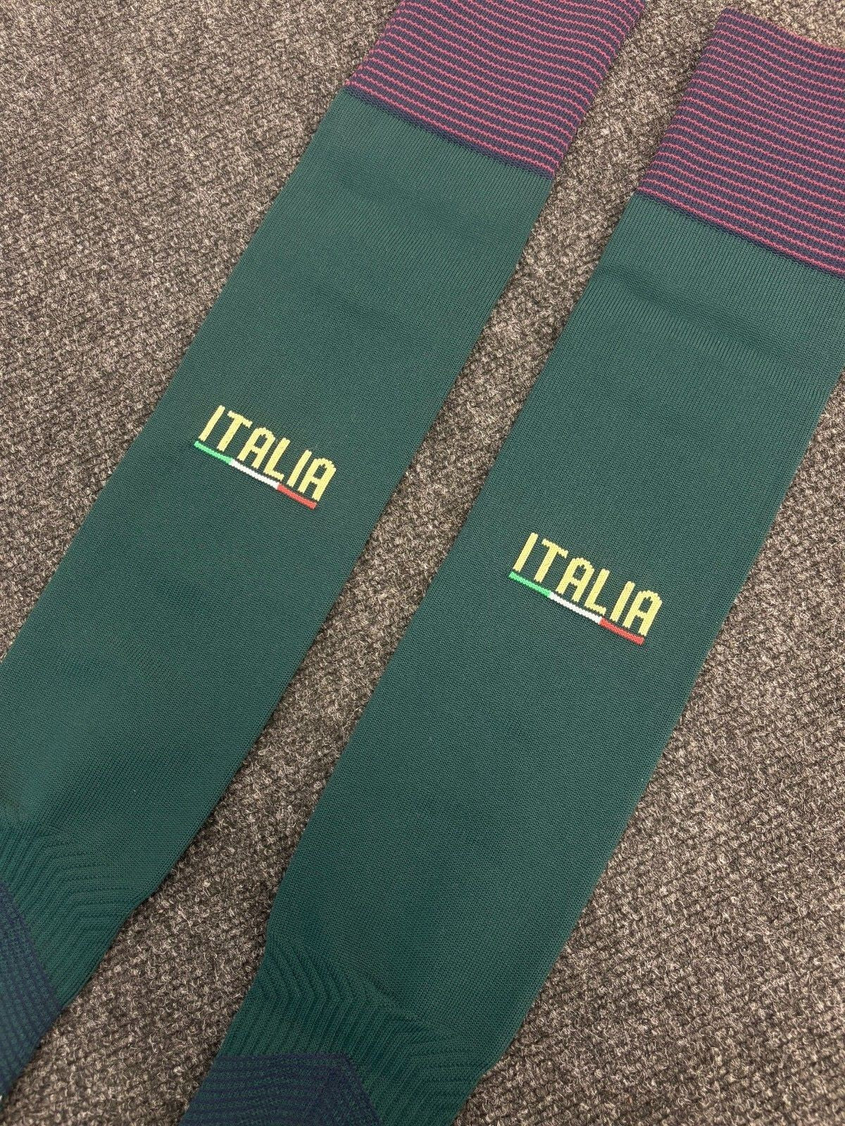 Puma Mens Italy Third Football Sock / 2020-21 / Green / RRP £19