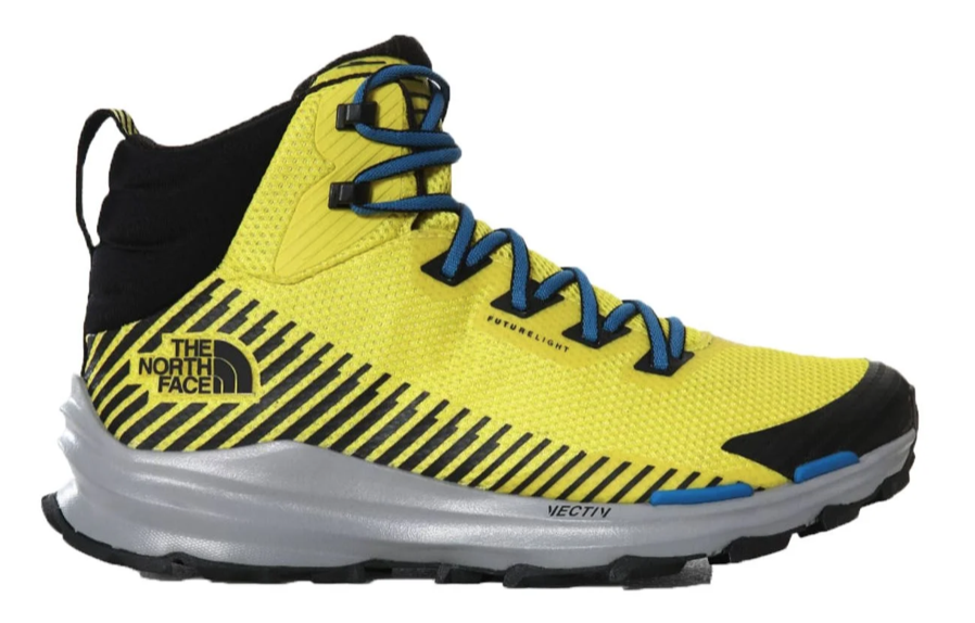 The North Face Mens Vectiv Fastpack Mid Futurelight Boots / BNIB / Acid Yellow