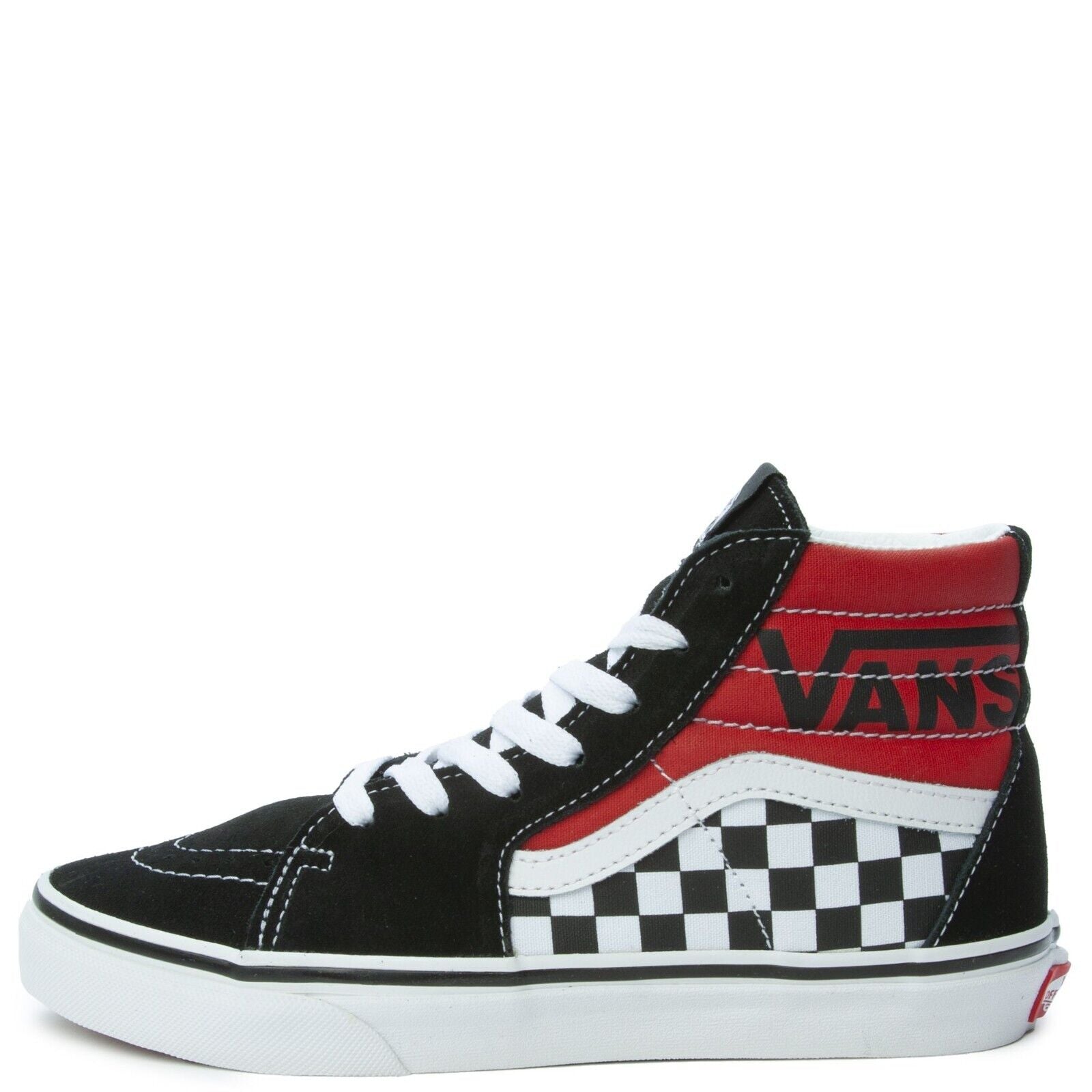 Vans Kids Sk8-Hi Trainers / Logo Black Red / RRP £50