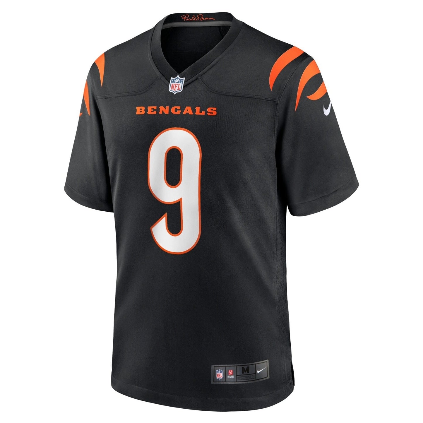 Nike Kids Cinnicinati Bengals Joe Burrow NFL Youth Game Jersey / Black / RRP £80