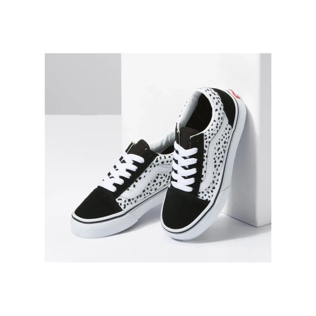 Vans Kids Old Skool Trainers / Black White Dalmatian / RRP £40