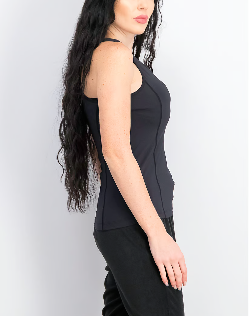 Reebok Women's Racer Back Workout Vest Tank / Black / RRP £40