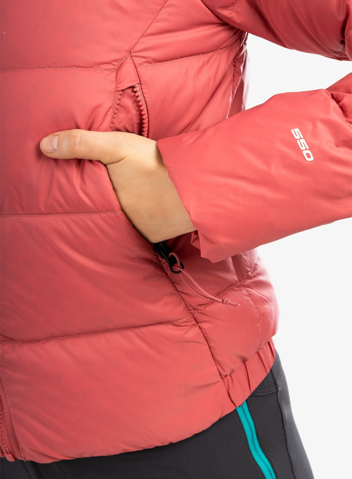 The North Face Women's Hyalite Down Puffer Jacket Coat / Slate Rose / RRP £190