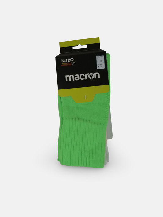 Macron Mens 2018-19 Hellas Verona Training Football Socks / Green / RRP £14.99