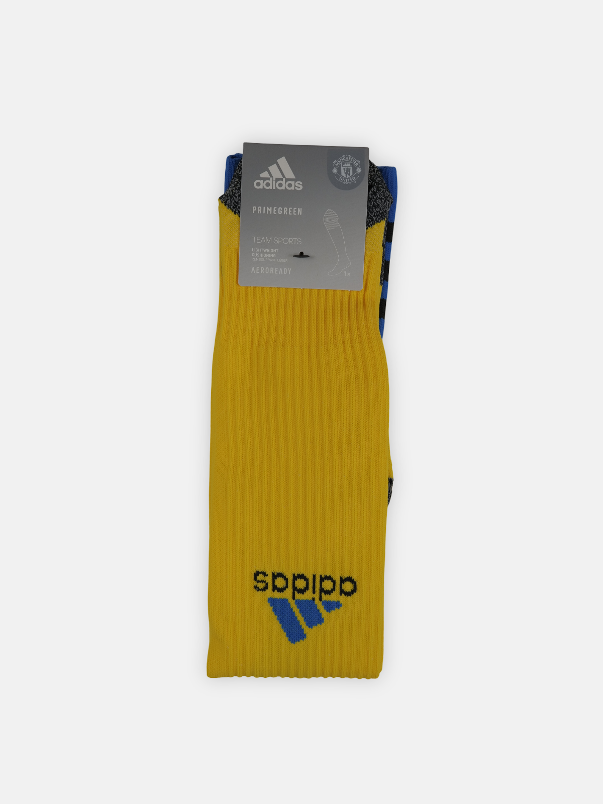 Adidas Mens 2021-22 Manchester United Alternate Third Socks / Yellow / RRP£14.99