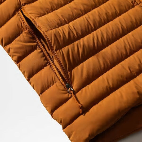 The North Face Mens Stretch Down Hooded Jacket / Timber Tan / RRP £245