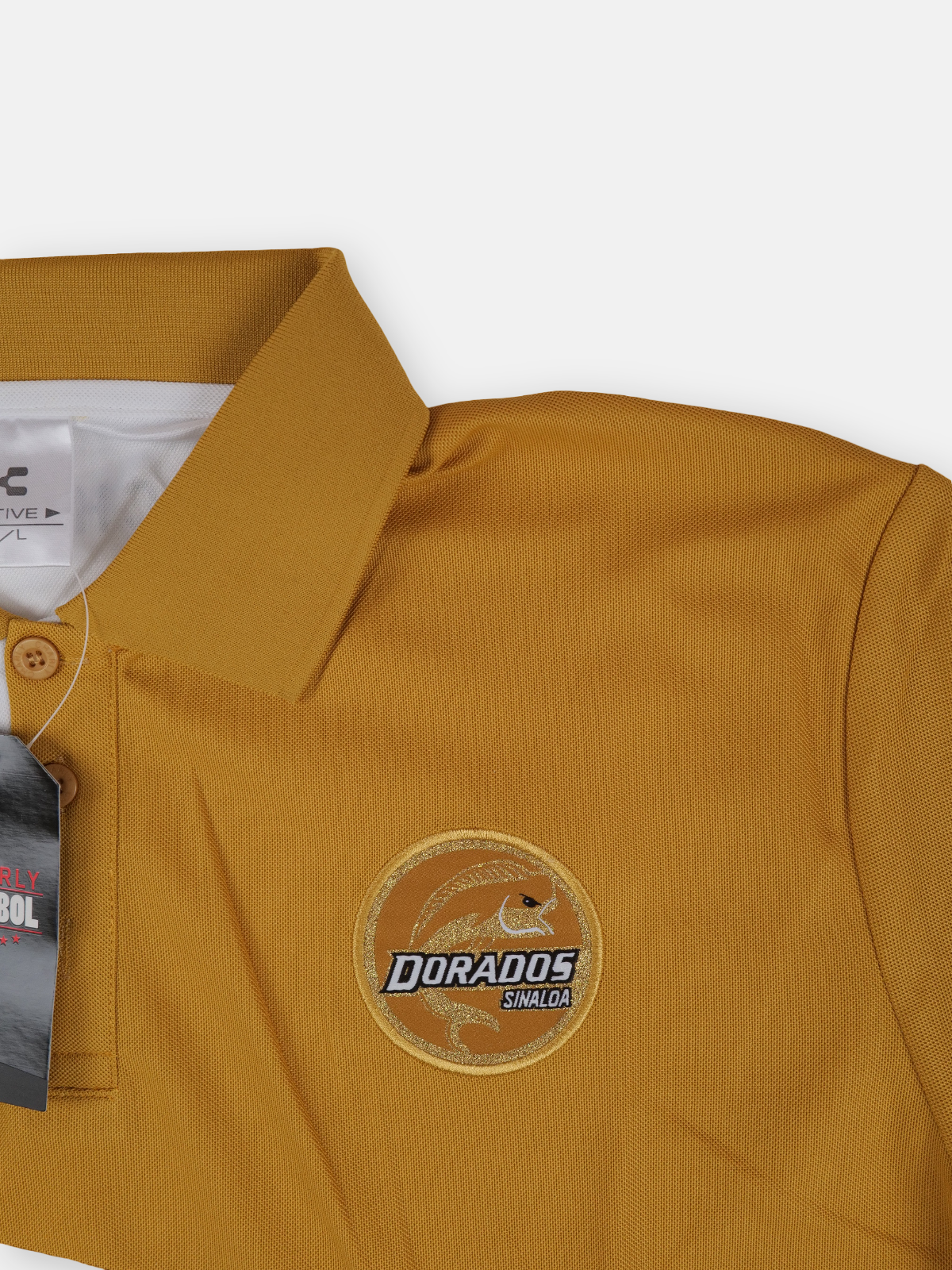 Charly Mens 2017-18 Dorados De Sinaloa Polo T-Shirt / White / RRP £29.99