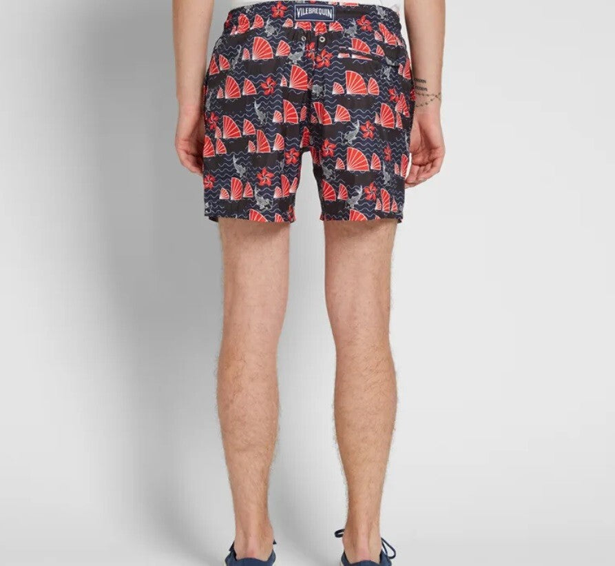 Vilebrequin Swim Shorts / Men’s / Mahina / Hong Kong Navy Red / RRP £185