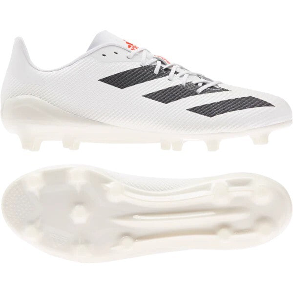 Adidas Men’s Rugby Adizero Rs7 (FG) Rugby Boots / White Black / RRP £170