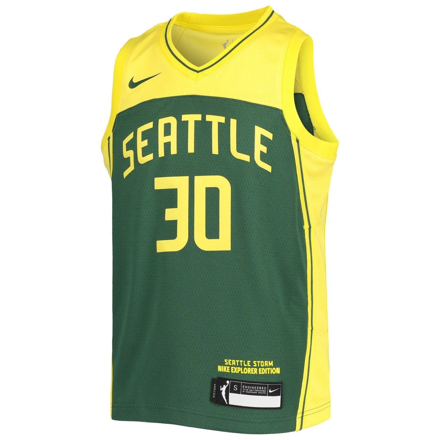 Nike Kids Seattle Storm Explorer Basketball Vest / WNBA / Stewart 30 / RRP £70