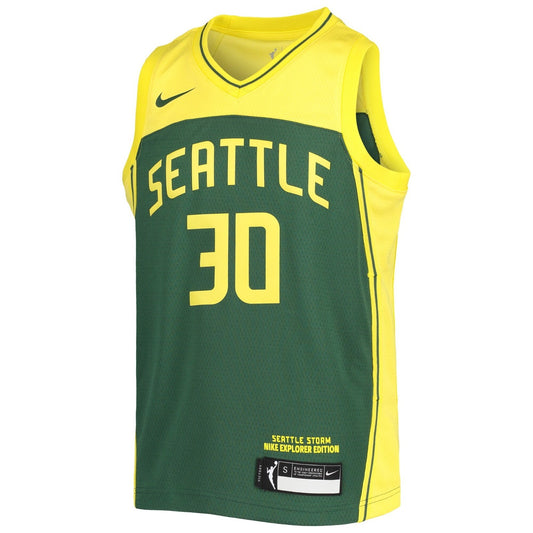 Nike Kids Seattle Storm Explorer Basketball Vest / WNBA / Stewart 30 / RRP £70