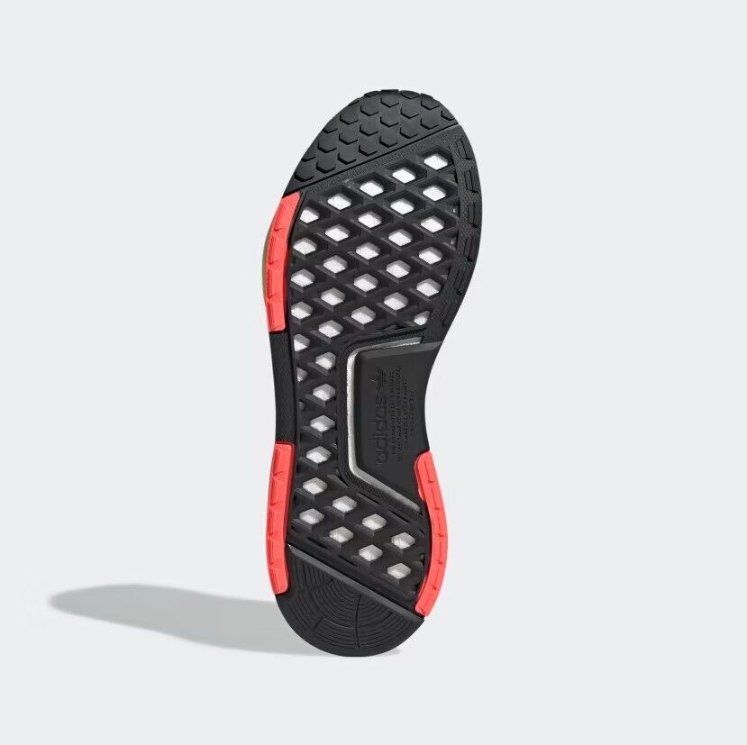 Adidas Mens NMD V3 Trainers / White Black Neon / RRP £130