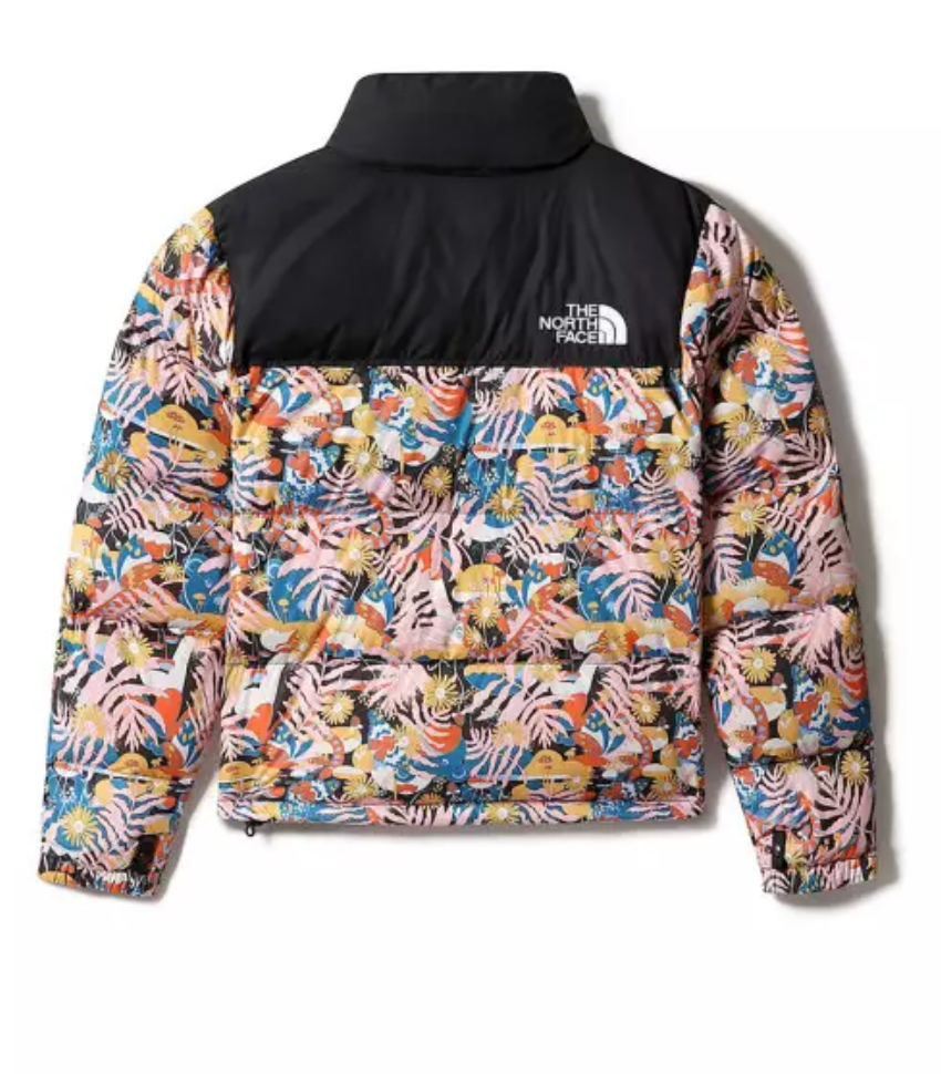 The North Face Women's Plus Size 1996 Retro Nuptse Puffer / Floral / RRP £270