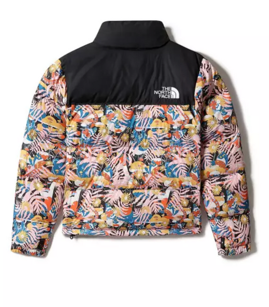 The North Face Women's Plus Size 1996 Retro Nuptse Puffer / Floral / RRP £270