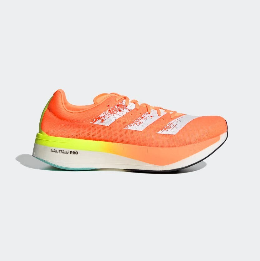 Adidas Mens Adizero Adios Pro Running Trainers / Orange White / RRP £170