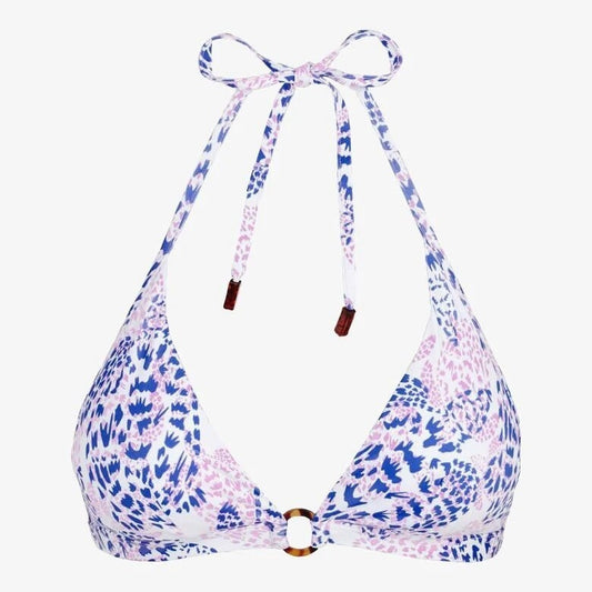 Vilebrequin Womens Flechett Bikini Top / Pink Purple / RRP £130