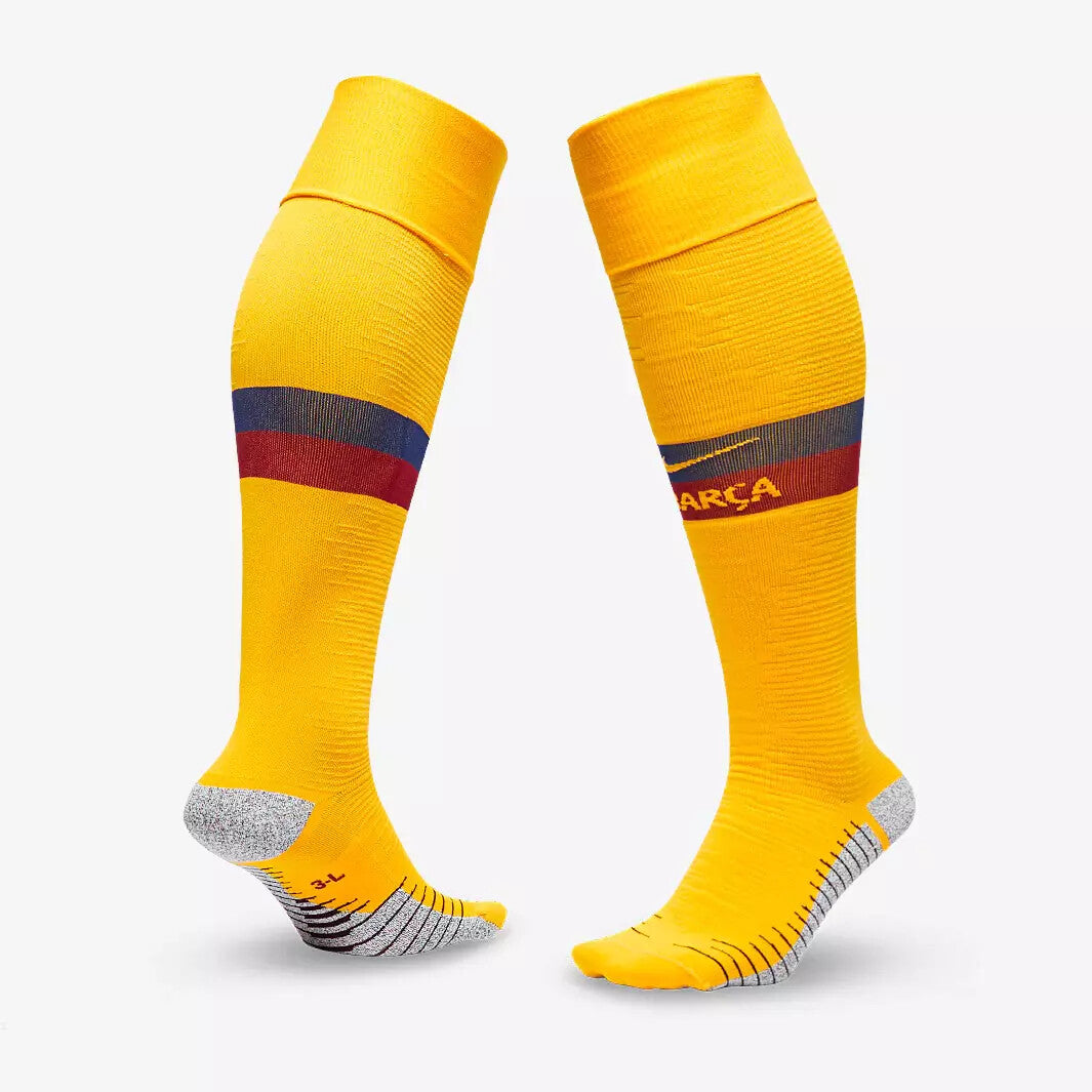 Nike Barcelona Away 2019-20 Football Socks / Yellow / RRP £16
