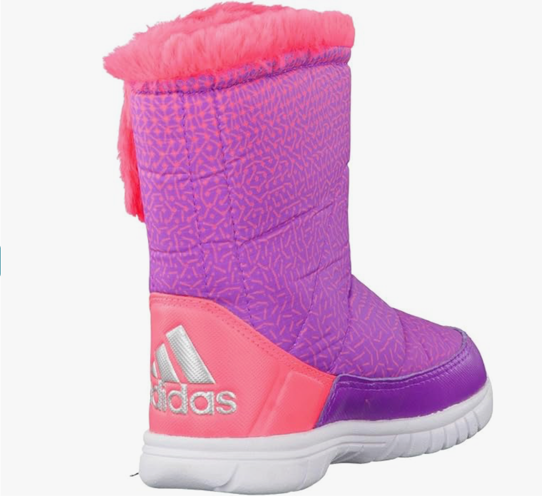 Adidas Infant Kids Lumi Lumi Snow Winter Boot Trainer / Pink White / RRP £45
