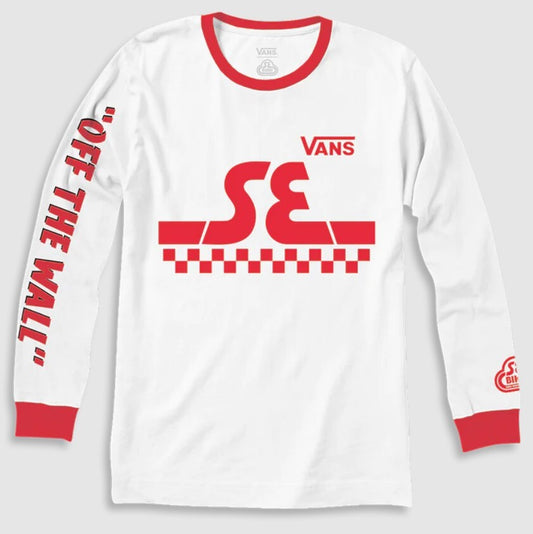 Vans X SE Bikes L / WHT/Highriskred /Mens / RRP £37