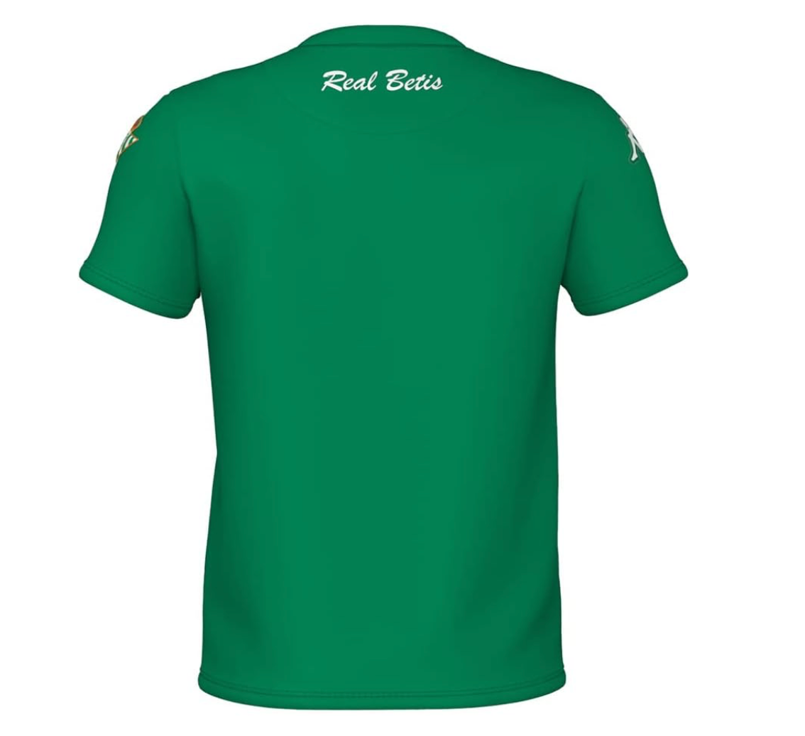Kappa Real Betis Mens Chest Logo Fan T-Shirt / Green / RRP £20