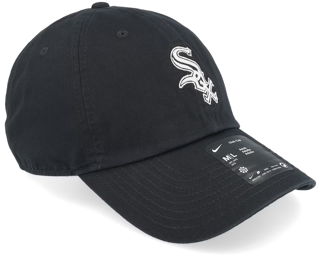 Nike Chicago White Sox MLB Relaxed Club Dad Cap / Black White / RRP £22