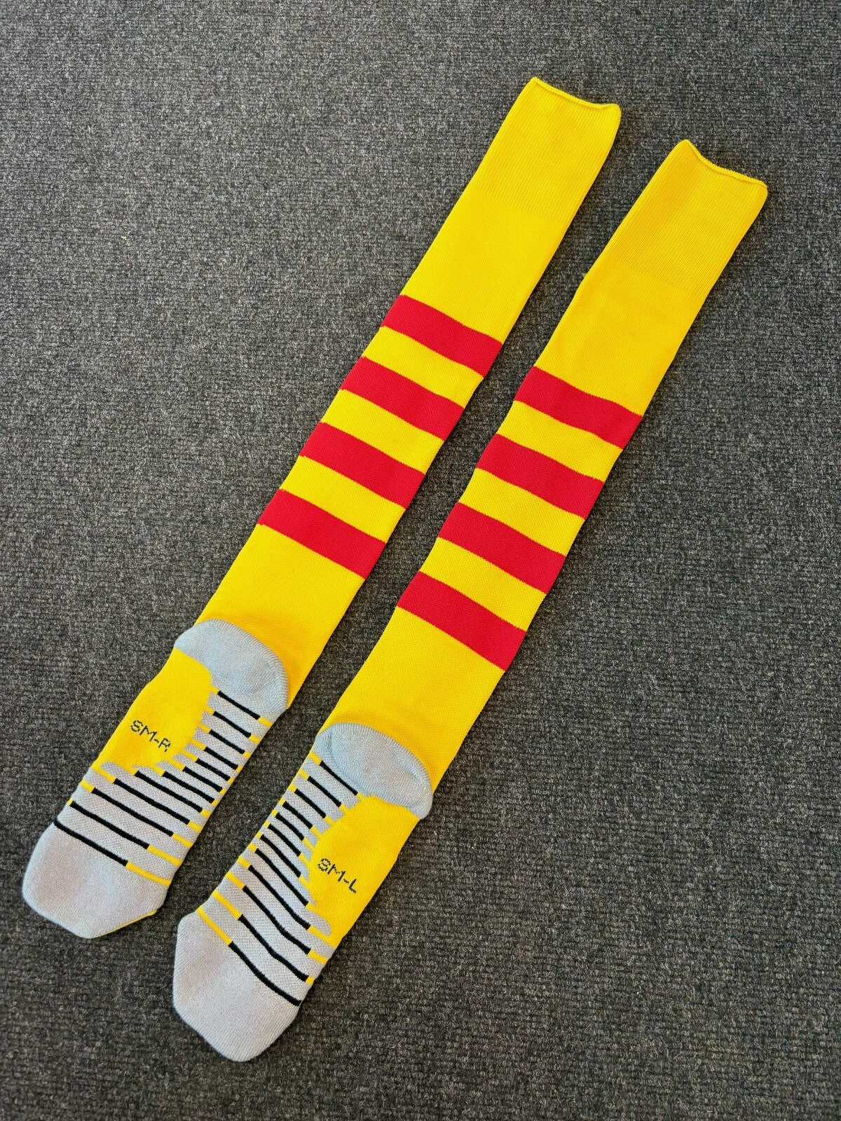 Nike Barcelona Fourth Football Sock / Yellow Red / RRP £16