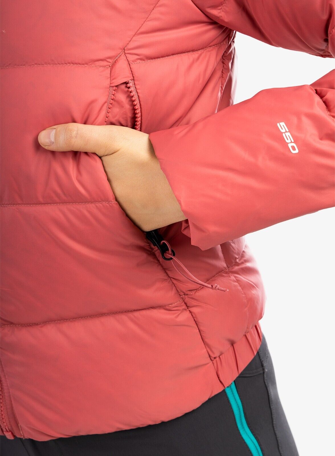 The North Face Women's Hyalite Down Puffer Jacket Coat / Slate Rose / RRP £190