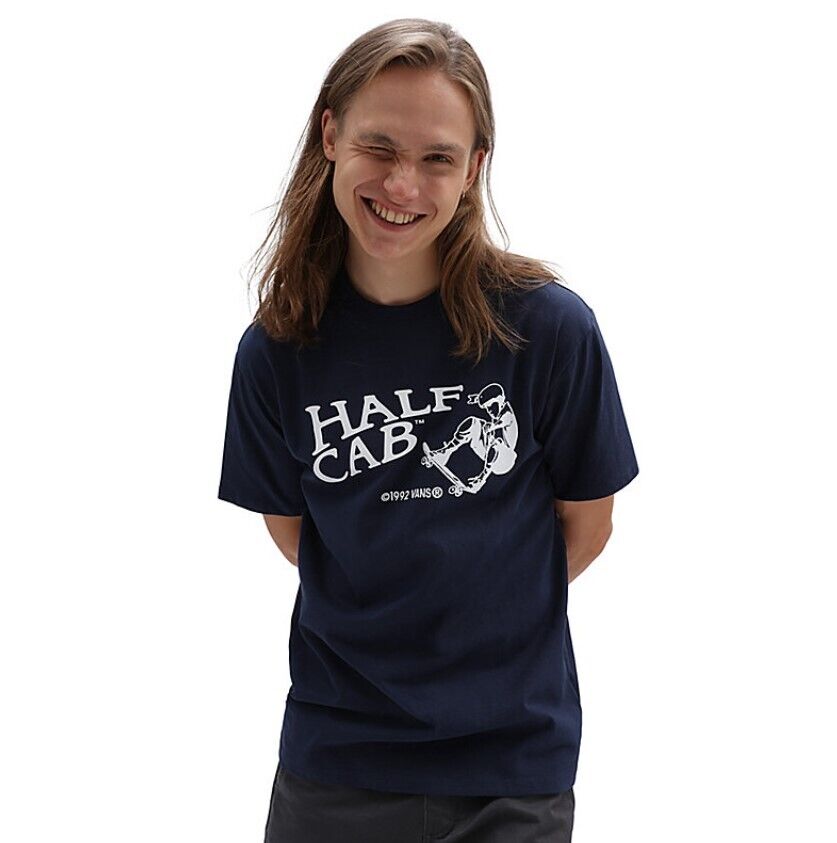 Vans Half Cab Off The Wall SS T-Shirt / Dress Blue / Mens / RRP £40