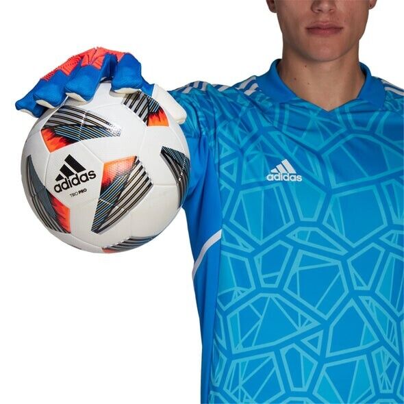 Adidas Predator Pro Finger Save Goalkeeper Gloves / Hero Blue Red / RRP £120
