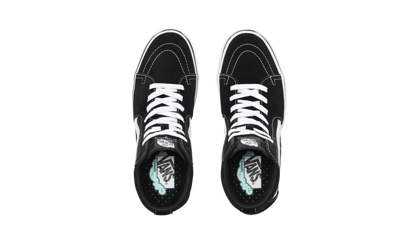 Vans ComfyCush Sk8 Hi Trainers / Black White / RRP £85