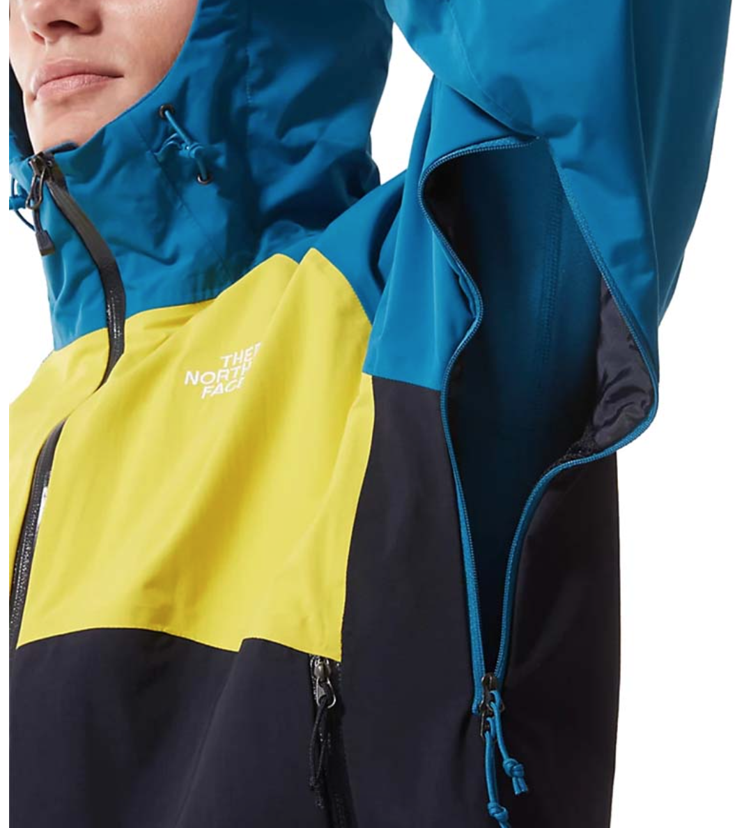 The North Face Mens Stratos Jacket / BNWT / Aviator Navy Yellow / RRP £145