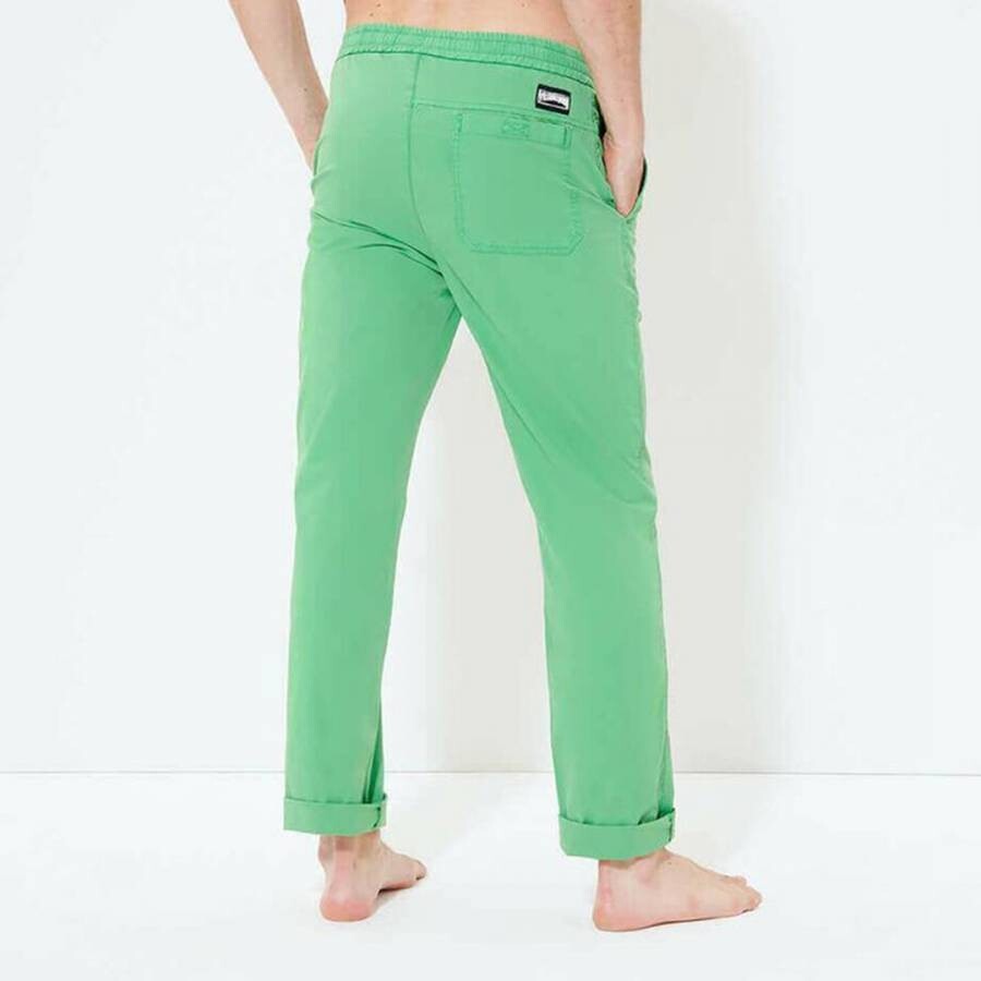 Vilebrequin Mens Chino Pant / Clemence / Light Green / RRP £225