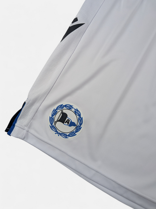 Macron Mens White Football Shorts / Arminia Bielefeld / RRP £30