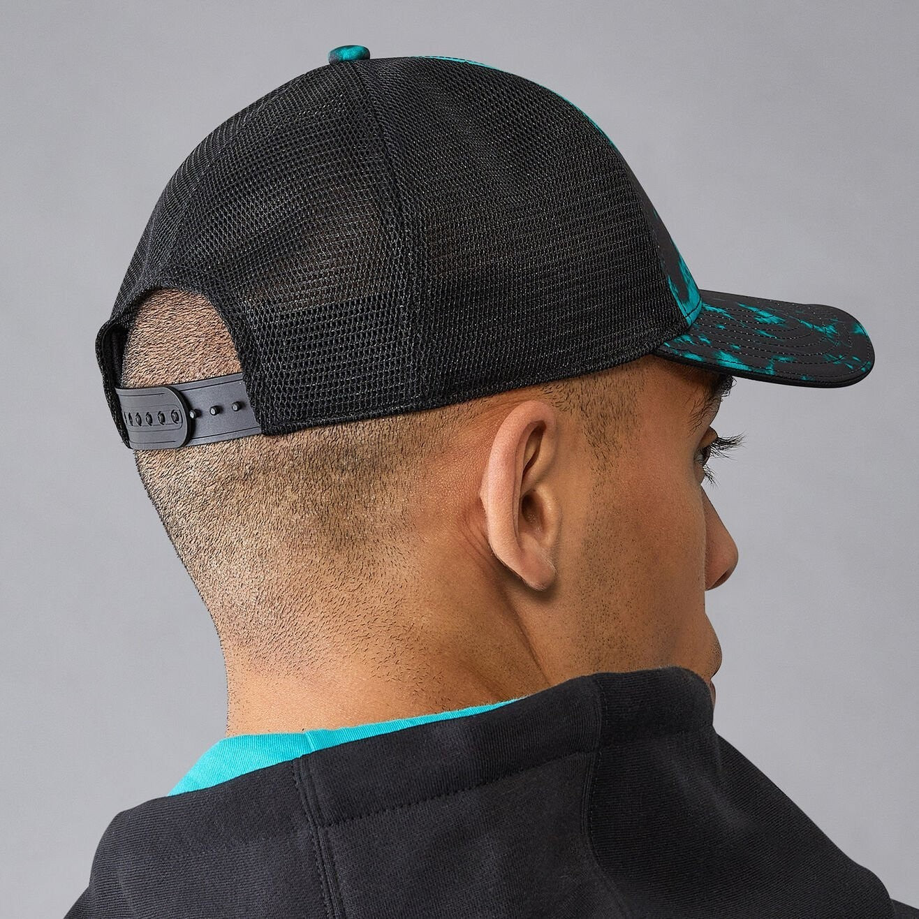 Mercedes Adult AMG F1 Seasonal Trucker Cap / Tie Dye / RRP £37