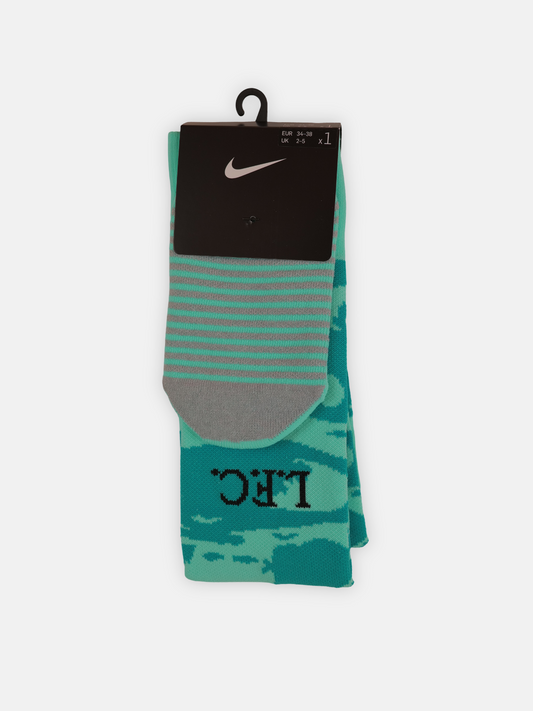 Nike Mens 2020-21 Liverpool Player Issue Away Football Socks / Green /RRP £19.99