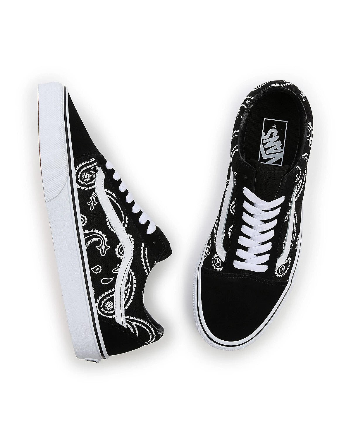 Vans Unisex Old Skool / Black White Paisley / RRP £70