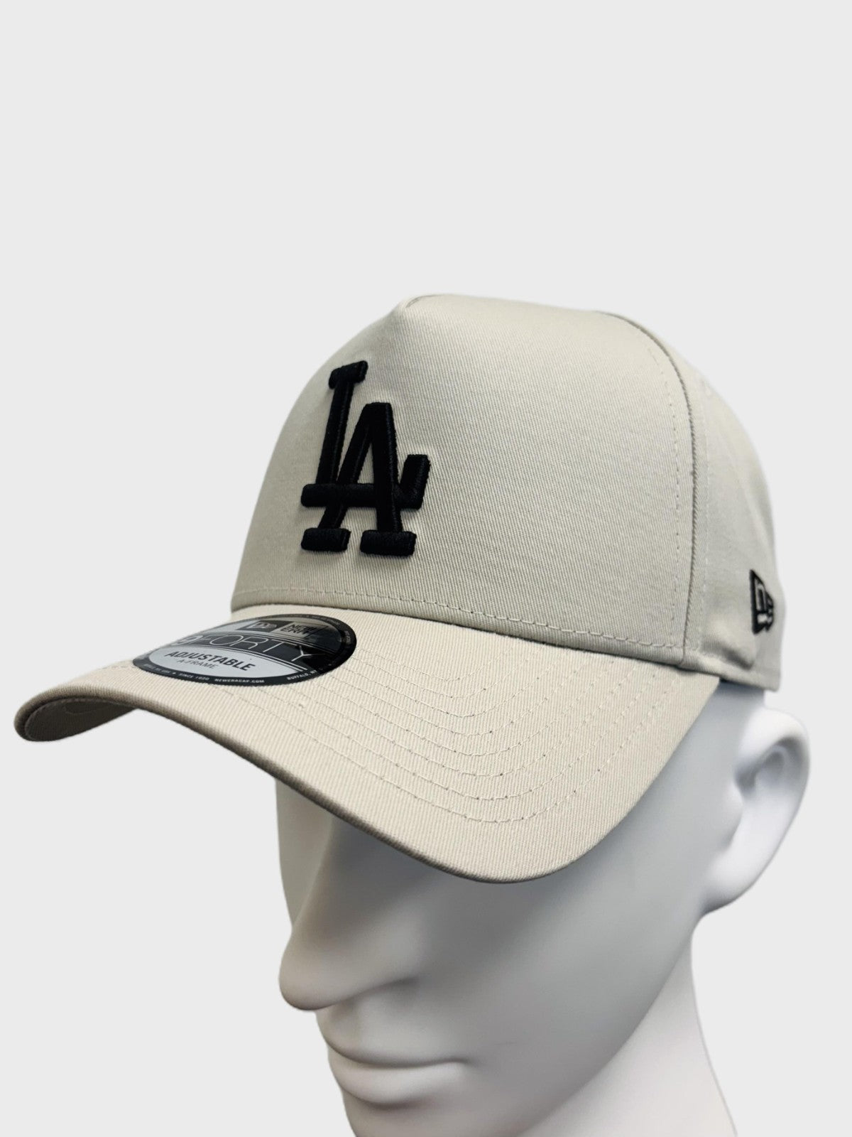 New Era LA Dodgers MLB 9FORTY A Frame Snapback Cap / Stone Black / RRP £27