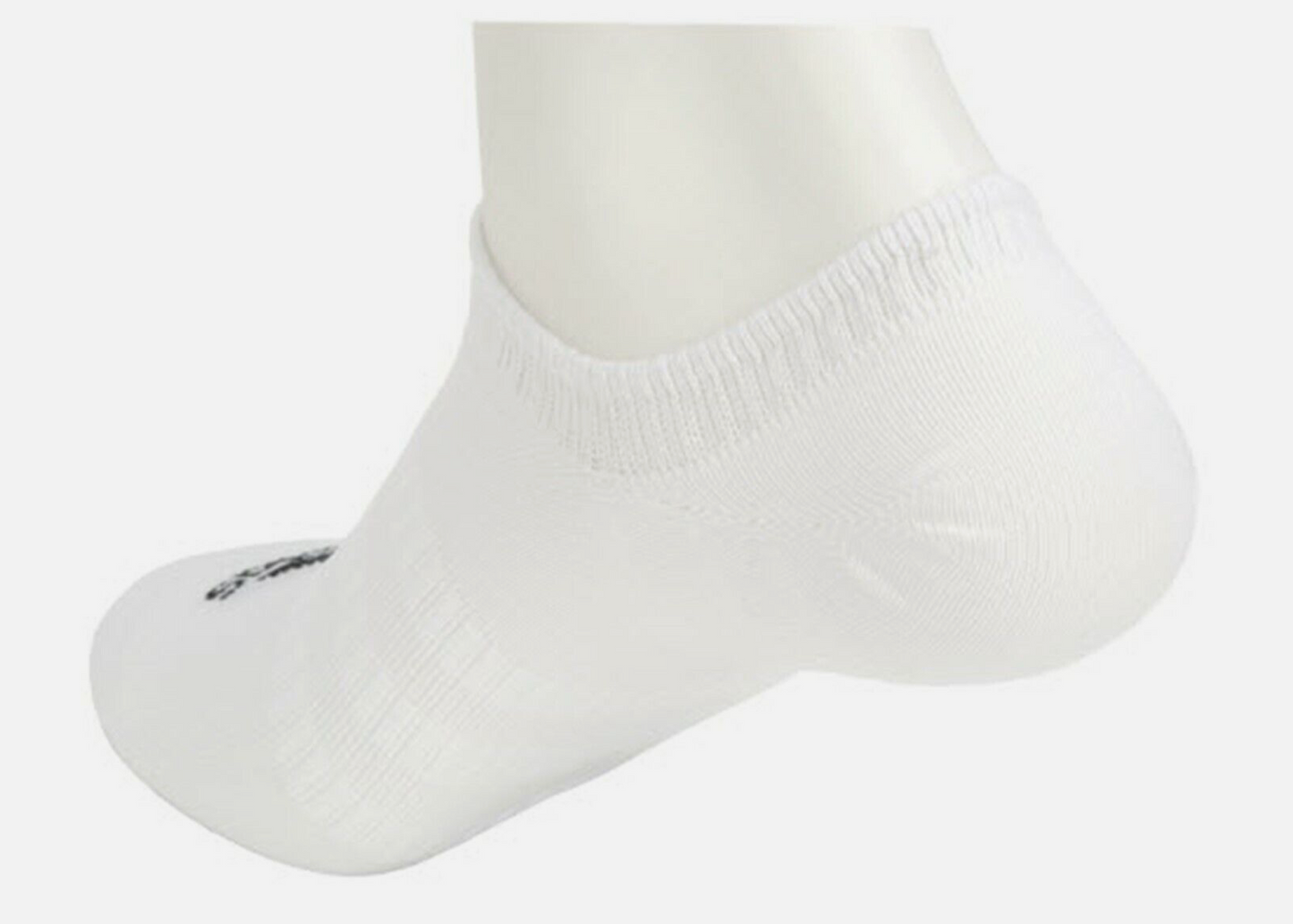 Adidas Unisex Light No Show 3 Pack Socks / White / RRP £12
