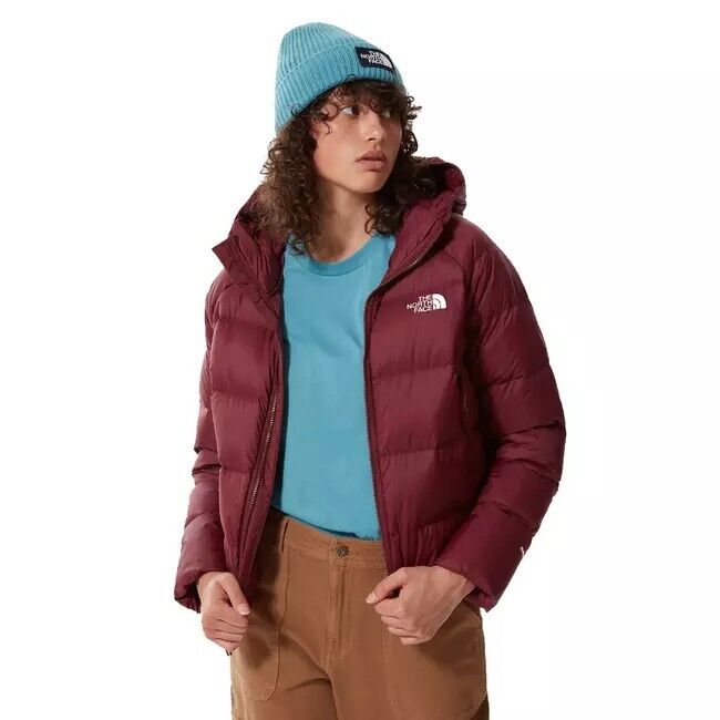 The North Face Womens Hyalite Down Hooded Puffer / Red / RRP £235